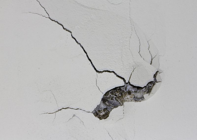 Cracked Plaster Surface