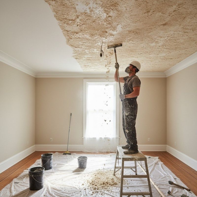 Stipple Ceiling Removal in Kansas City, MO