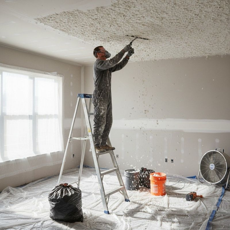 Knockdown Ceiling Removal in Mesa, AZ